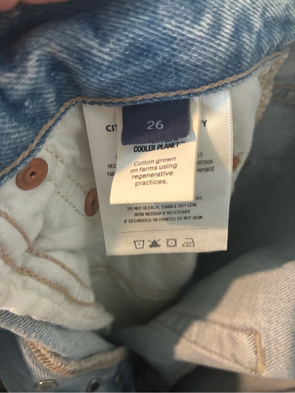 Citizens Of Humanity Ayla Swirl Baggy Jeans Size 26 NWT - Picture 8 of 9